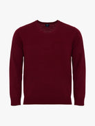 JERSEY DE LANA ROJO CON CODERAS MR REGULAR FIT. AZUL