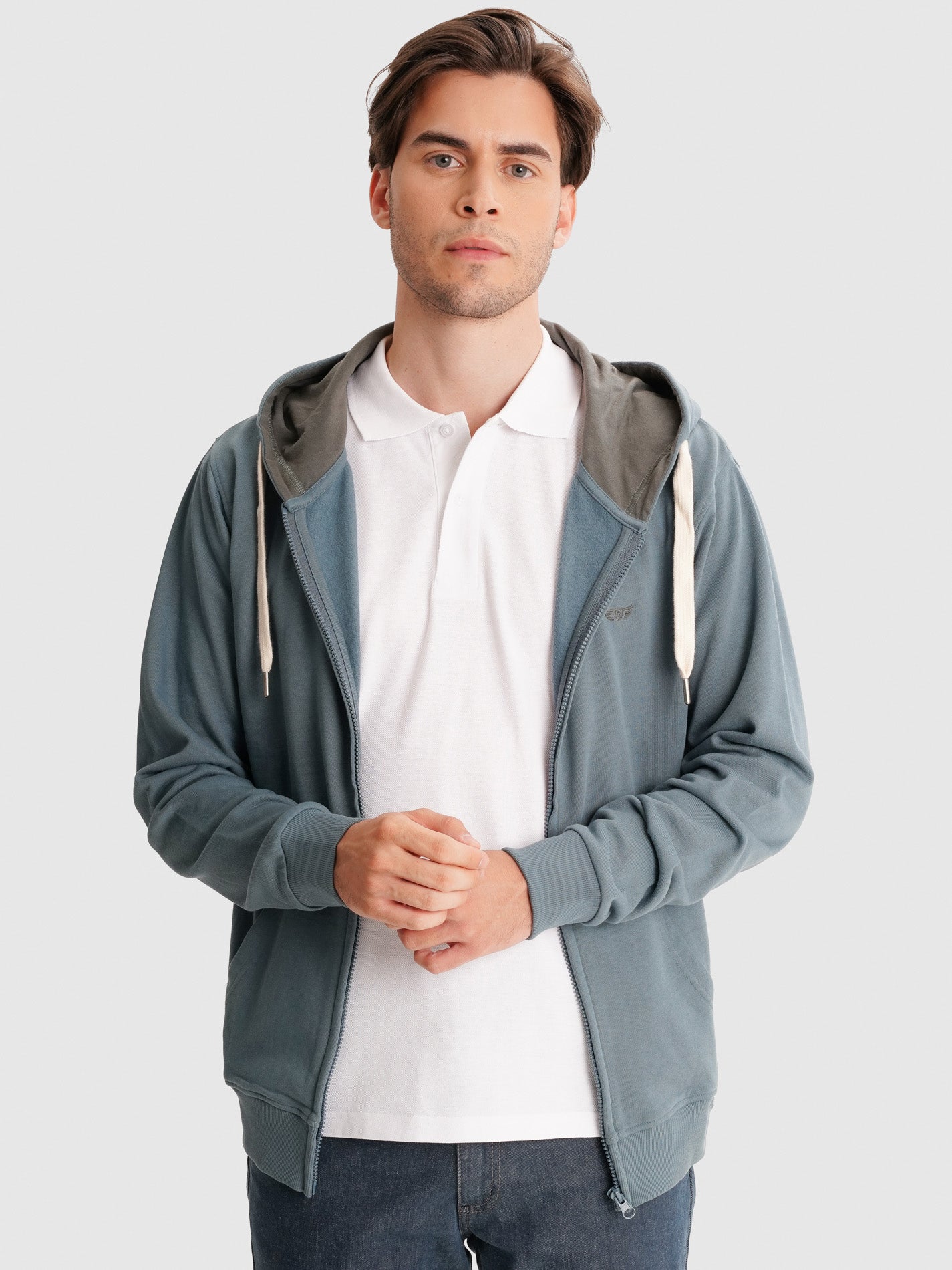 HOODIE AZUL REGULAR FIT MR. BLUE