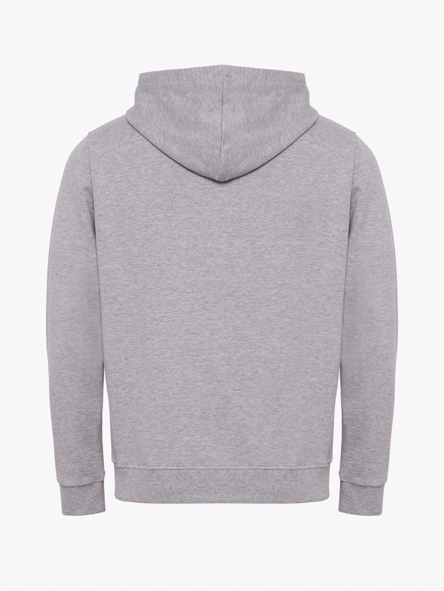 SUDADERA DE ALGODÓN GRIS CON CAPUCHA MANGA LARGA REGULAR FIT MR. AZUL