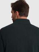 JERSEY DE CASHMERE VERDE MANGA LARGA REGULAR FIT MR. AZUL