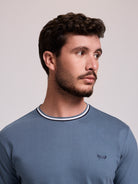 GREEN COTTON T-SHIRT SHORT SLEEVE REGULAR FIT MR. BLUE