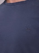 T-SHIRT ALGODÃO AZUL MANGA CURTA REGULAR FIT MR. BLUE