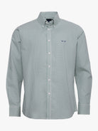 CAMISA ALGODÃO VERDE MANGA COMPRIDA REGULAR FIT MR. BLUE