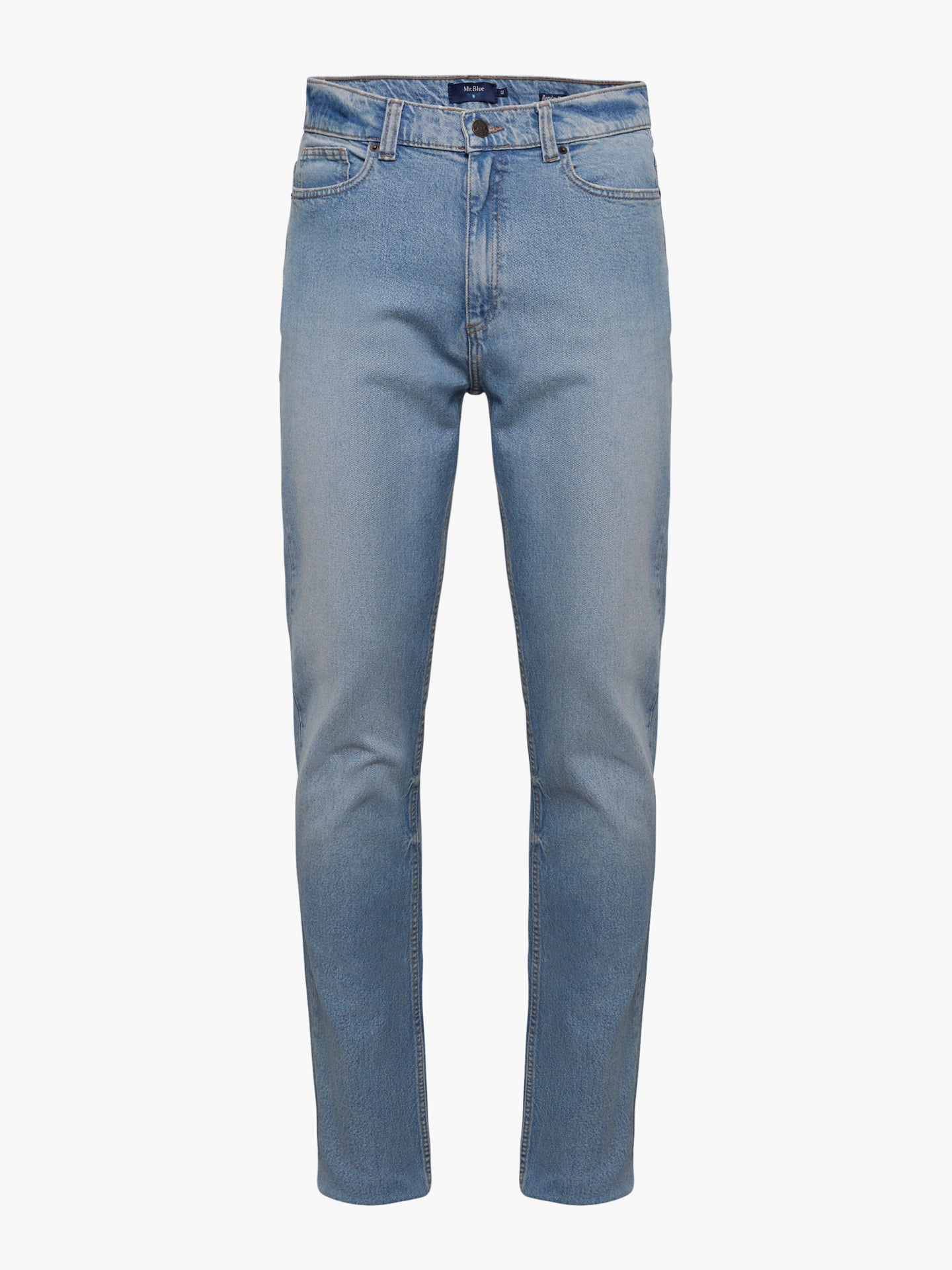 CALÇAS GANGA AZUIS REGULAR FIT MR. BLUE