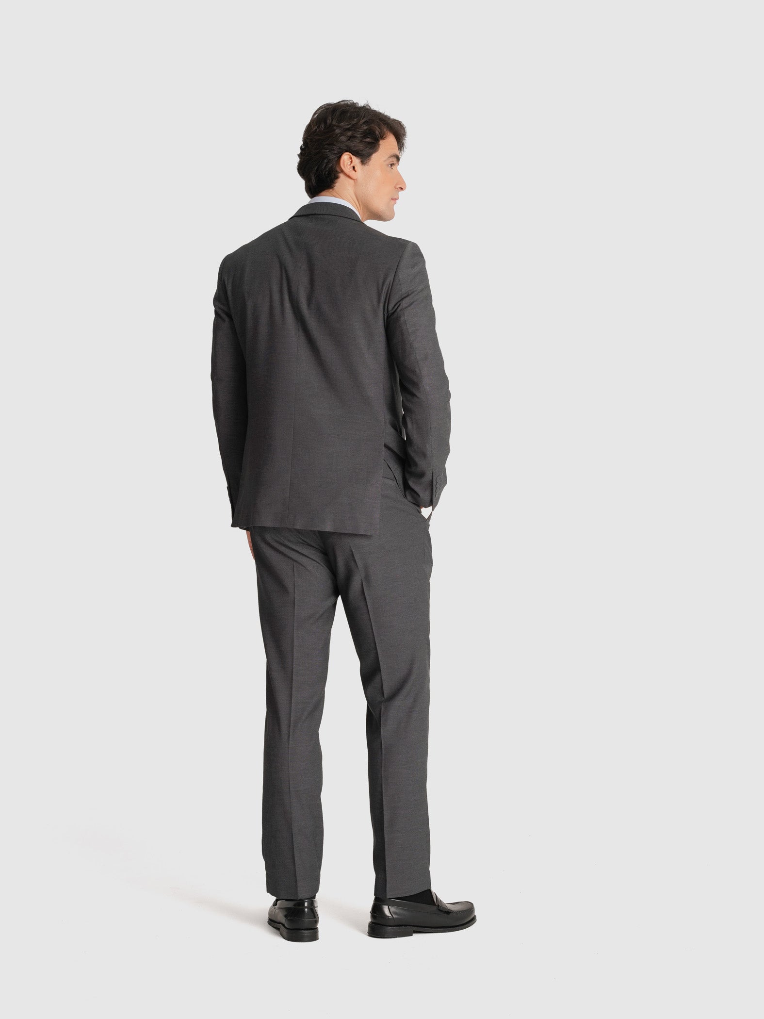 FATO CINZENTO MANGA COMPRIDA REGULAR FIT MR. BLUE