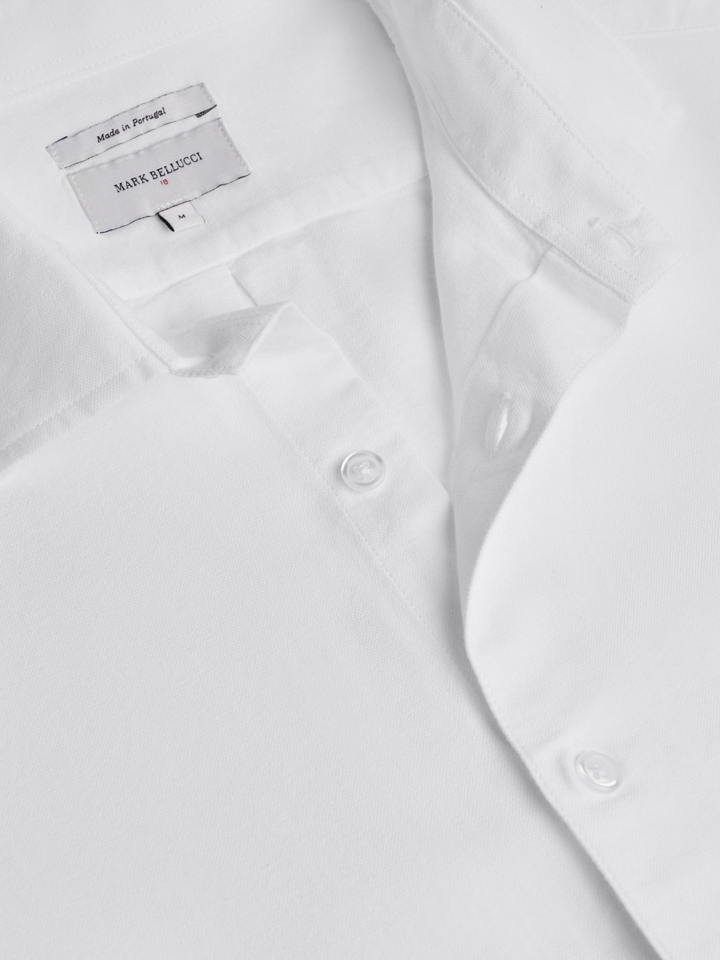 CAMISA BRANCA MANGA COMPRIDA REGULAR FIT MARK BELLUCCI