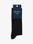 Meias De Bamboo Pretas Mr. Blue