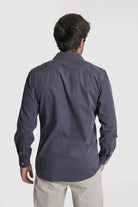 CAMISA ALGODÃO TAILORED FIT AZUL LISA MR. BLUE
