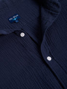 CAMISA AZUL MANGA CURTA REGULAR FIT MR. BLUE