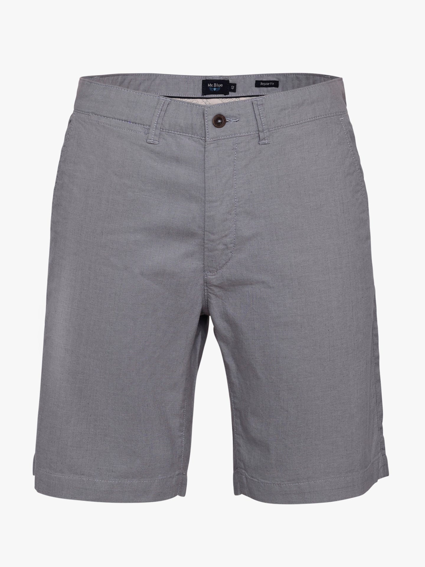 Pantalones cortos azules de corte regular Mr. Blue
