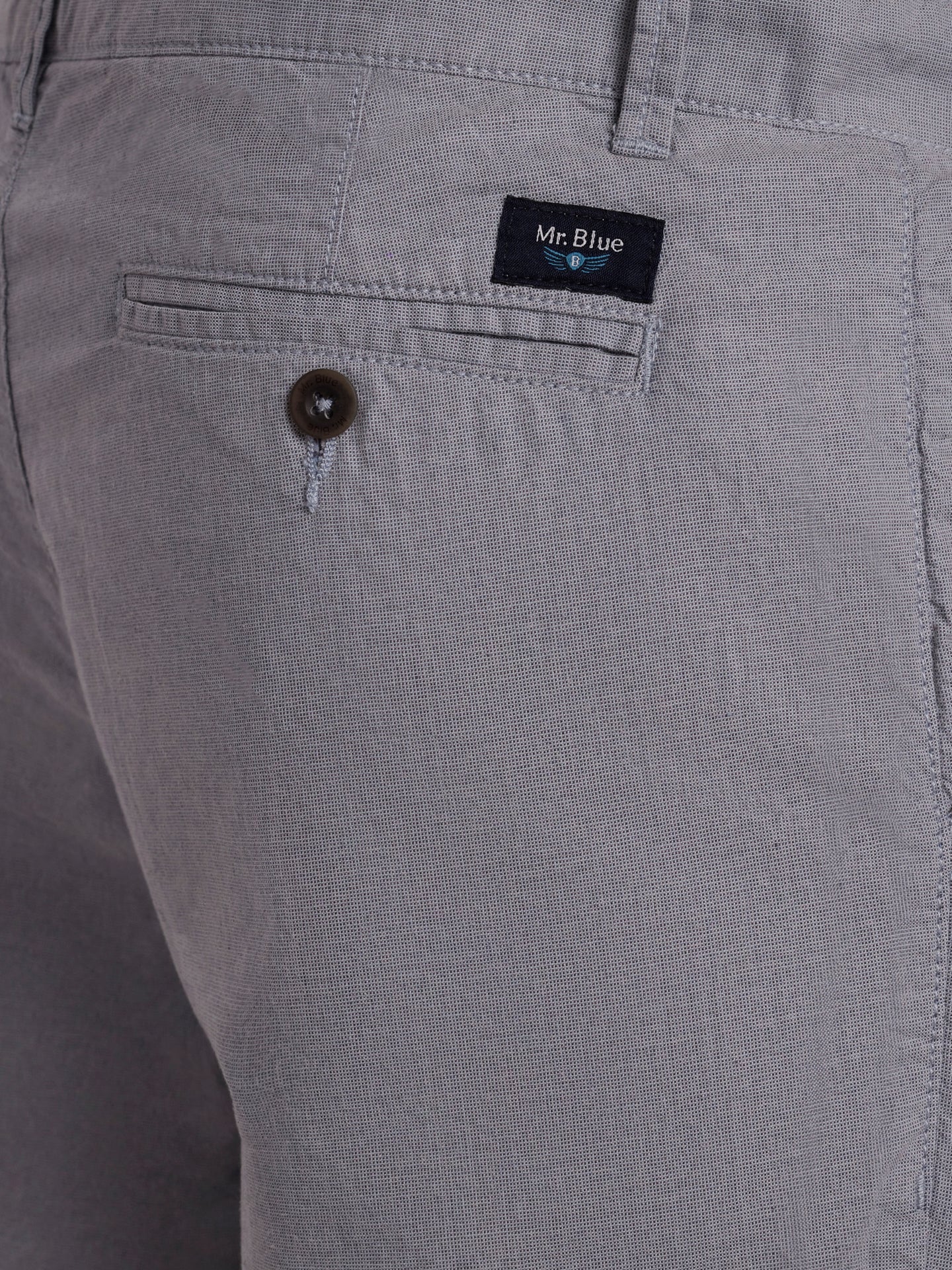 Pantalones cortos azules de corte regular Mr. Blue