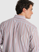 CAMISA OXFORD AZUL MANGA LARGA REGULAR FIT MR. AZUL