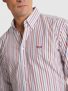 CAMISA OXFORD AZUL MANGA LARGA REGULAR FIT MR. AZUL