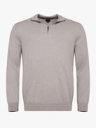 JERSEY DE ALGODÓN GRIS MANGA LARGA AJUSTE REGULAR MR. AZUL