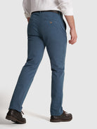 PANTALÓN REGULAR FIT AZUL MARK BELLUCCI