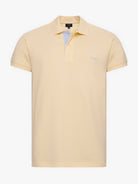 POLO AMARELO MANGA CURTA REGULAR FIT MR. BLUE