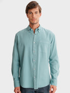 CAMISA VERDE REGULAR FIT MR. BLUE