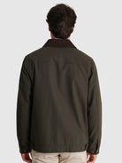 SOBRETUDO ALGODÃO REGULAR FIT VERDE LISO MR. BLUE