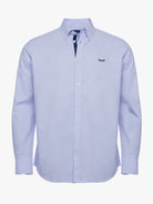 CAMISA ALGODÃO AZUL MANGA COMPRIDA REGULAR FIT MR. BLUE