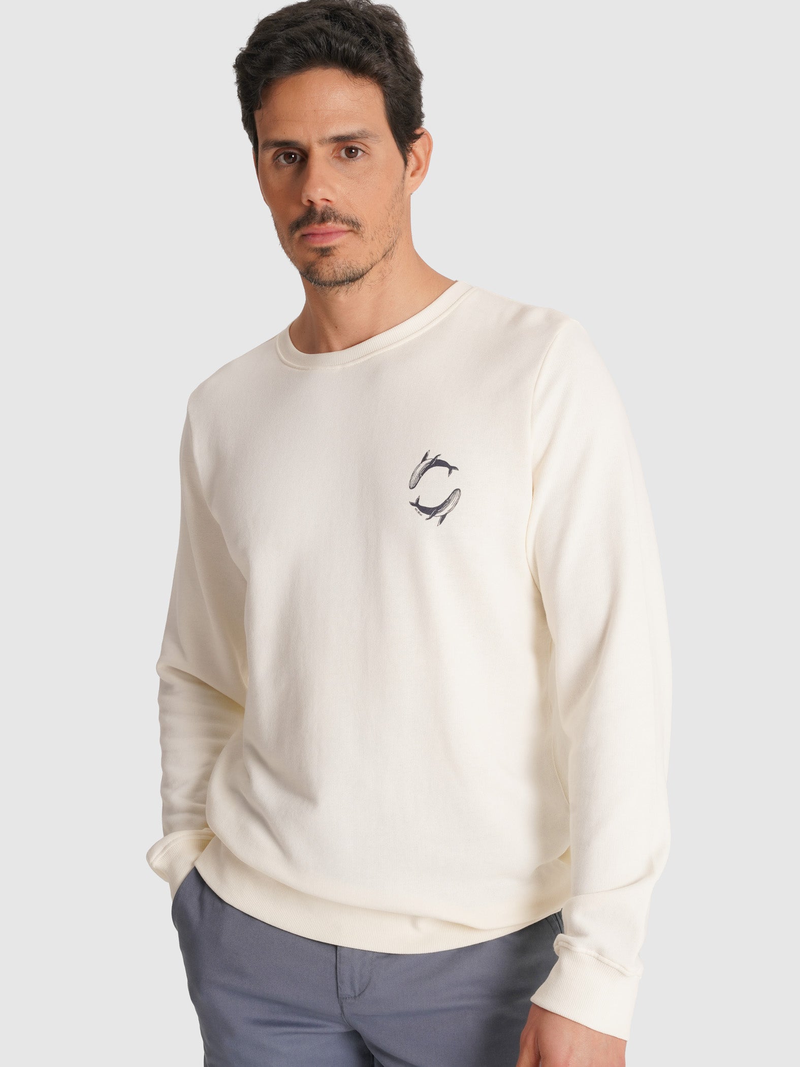 HOODIE CRU REGULAR FIT MR. BLUE