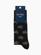 Mr. Blue Blue Cotton Socks