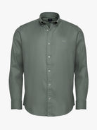 Camisa Regular Fit Dobby Verde Mr. Blue