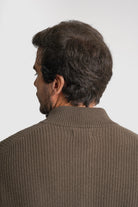 PULLOVER LÃ MERINO REGULAR FIT VERDE LISO MARK BELLUCCI