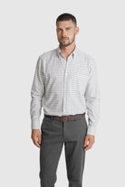 CAMISA FLANELA REGULAR FIT AZUL QUADRADA MR. BLUE