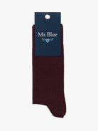 Mr. Blue Red Cotton Socks