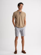 Polo Regular Fit Piquet Beige Mr. Blue