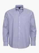 CAMISA ALGODÃO AZUL MANGA COMPRIDA REGULAR FIT MR. BLUE
