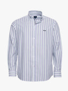 CAMISA ALGODÃO AZUL MANGA COMPRIDA REGULAR FIT MR. BLUE
