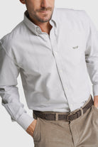 CAMISA ALGODÃO REGULAR FIT VERDE LISA MR. BLUE