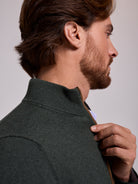 GREEN COTTON PULLOVER LONG SLEEVE REGULAR FIT MR. BLUE