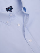 CAMISA ALGODÃO AZUL MANGA CURTA REGULAR FIT MR. BLUE