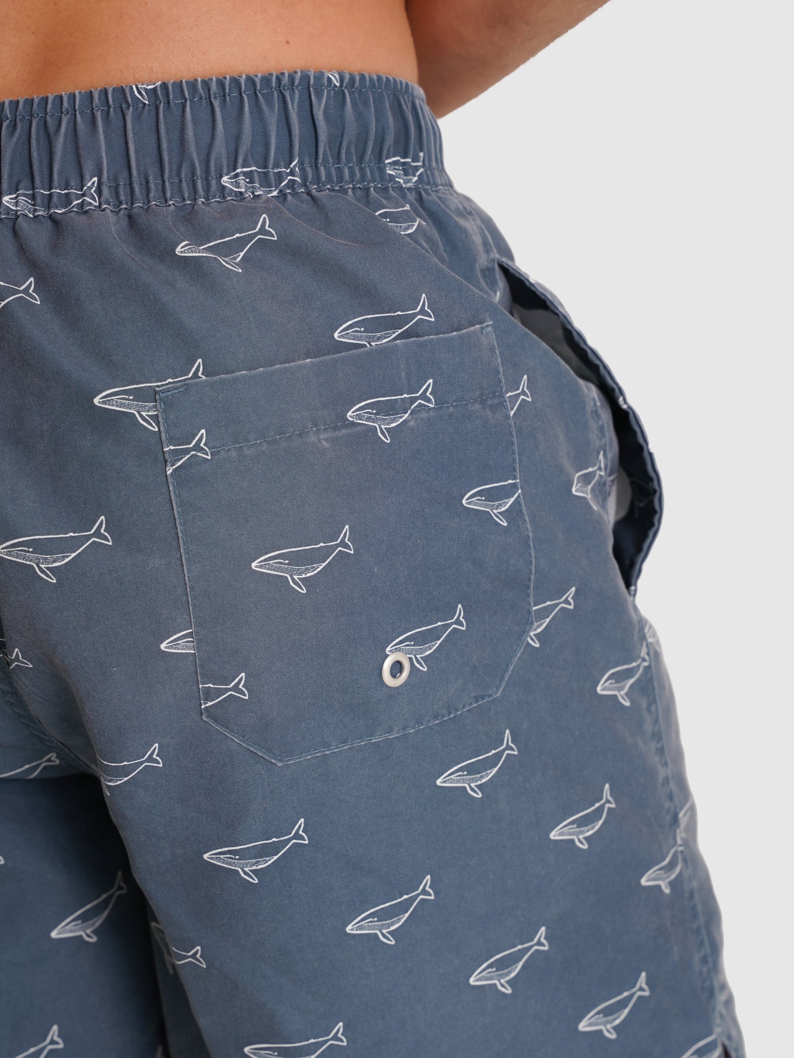 FATO BANHO AZUL REGULAR FIT MR. BLUE
