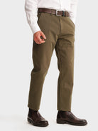 CALÇAS VERDES REGULAR FIT MR. BLUE