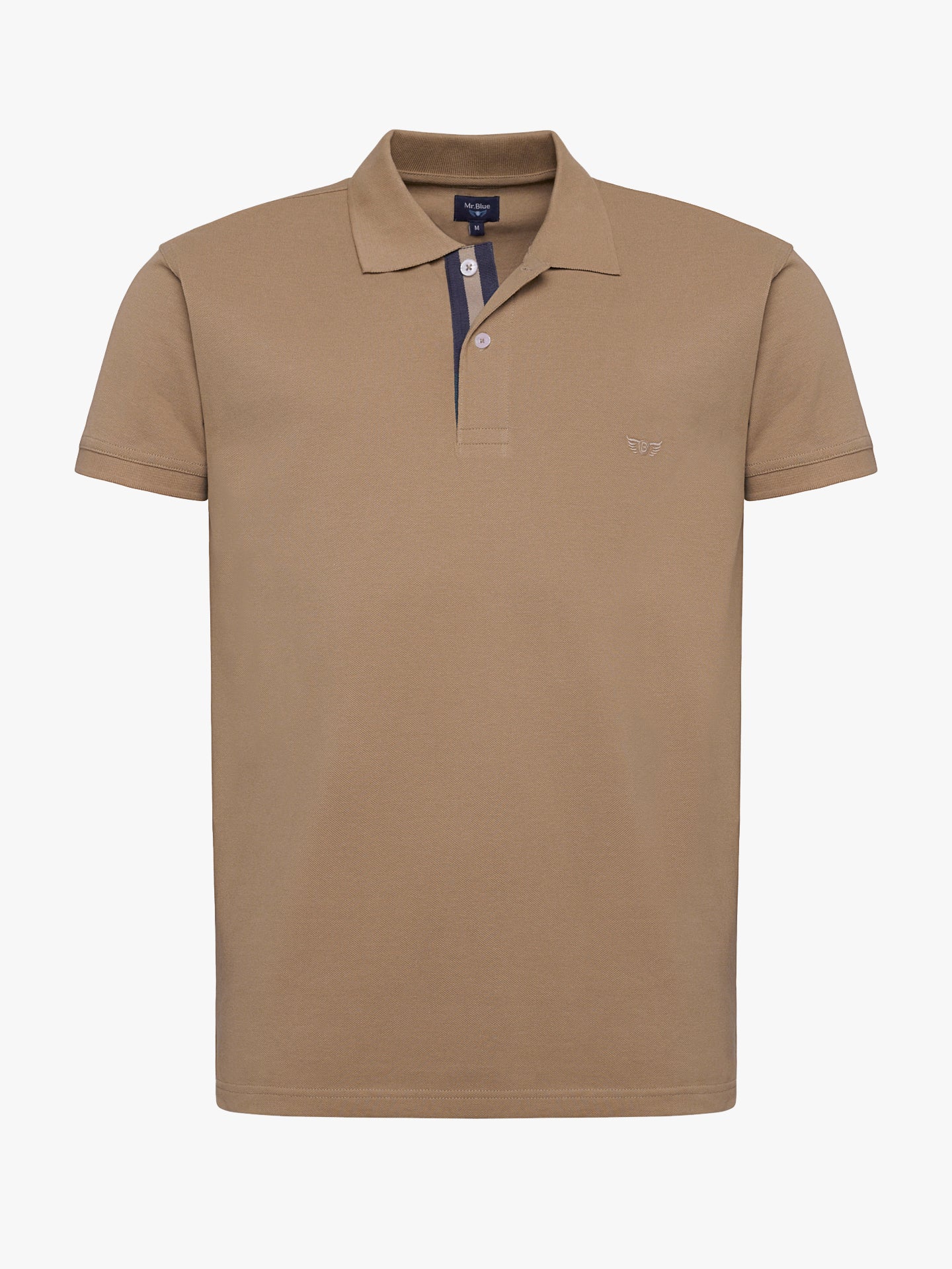Polo Regular Fit Piquet Beige Mr. Blue
