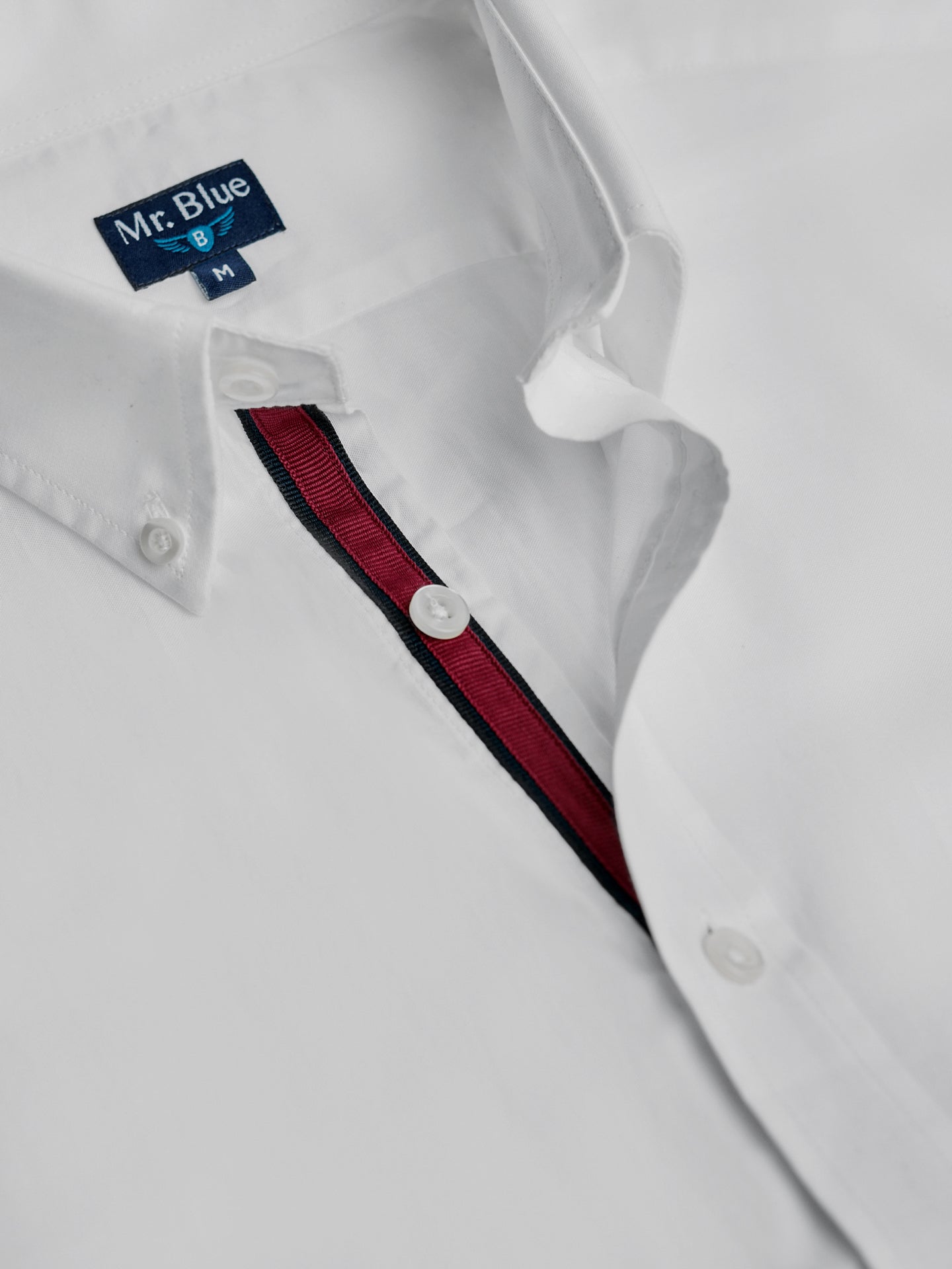 CAMISA BRANCA REGULAR FIT MR. BLUE