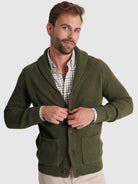 GREEN WOOL PULLOVER LONG SLEEVE REGULAR FIT MR. BLUE