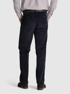 BLUE COTTON TROUSERS CLASSIC FIT MR. BLUE