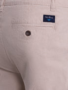 BEIGE COTTON BERMUDA REGULAR FIT MR. BLUE