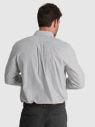 CAMISA ALGODÓN VERDE MANGA LARGA REGULAR FIT MR. AZUL