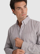 GREEN COTTON SHIRT LONG SLEEVE REGULAR FIT MR. BLUE