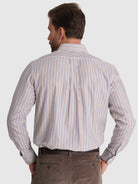 CAMISA ALGODÃO BRANCA MANGA COMPRIDA REGULAR FIT MR. BLUE