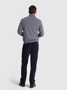 BLUE CASHMERE PULLOVER LONG SLEEVE REGULAR FIT MR. BLUE