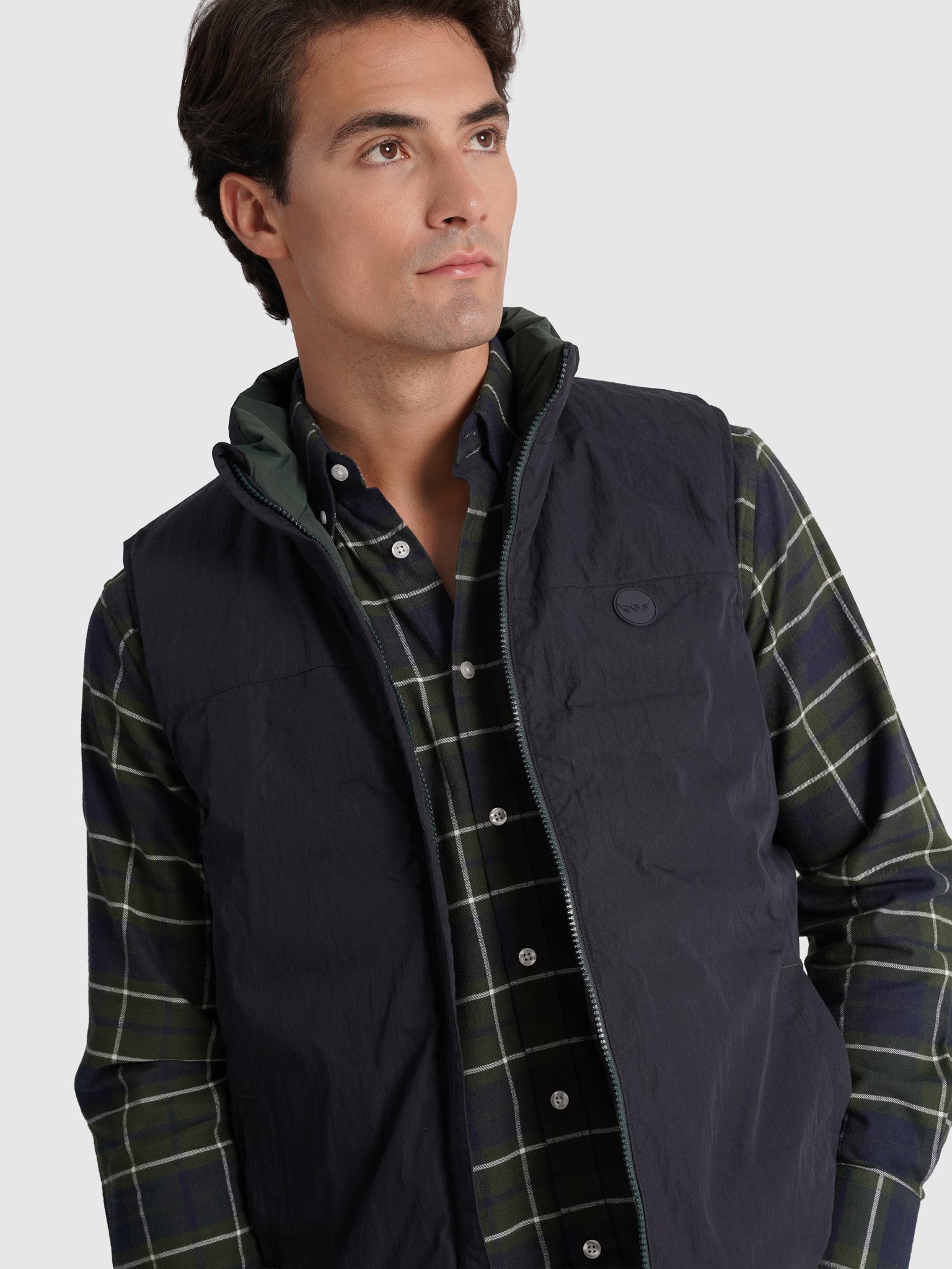 CHAQUETA VERDE REGULAR FIT MR. AZUL