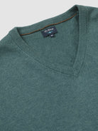 PULLOVER LÃ REGULAR FIT AZUL LISO MR. BLUE