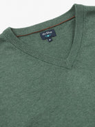 PULLOVER LÃ REGULAR FIT VERDE LISO MR. BLUE