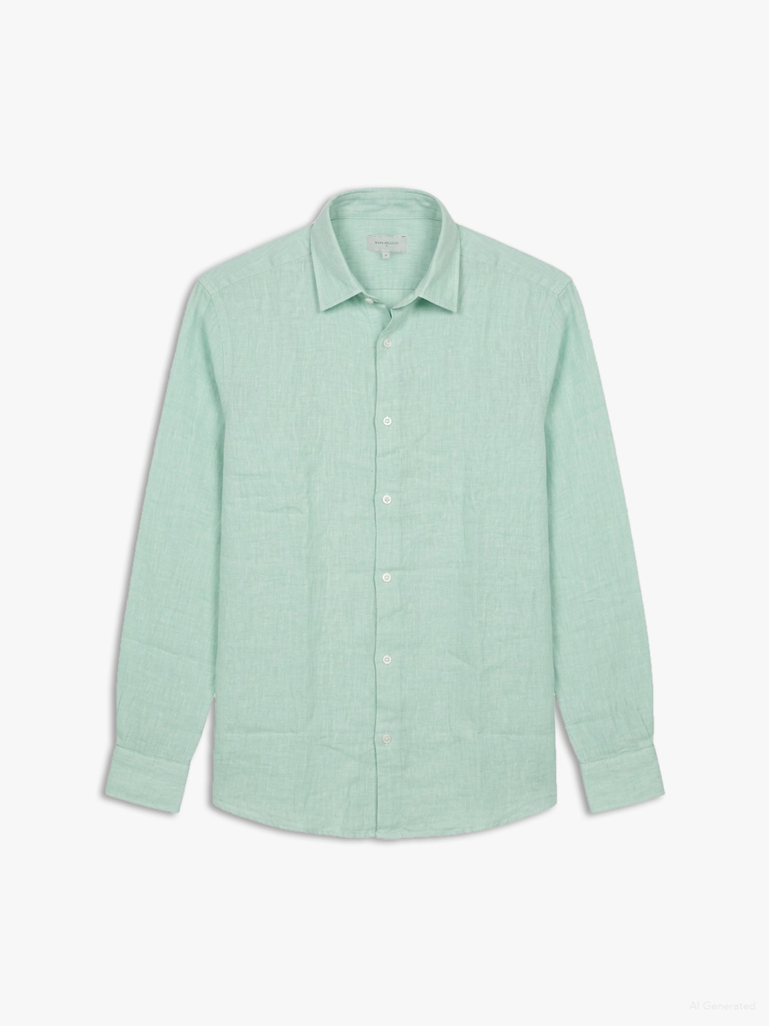 CAMISA LINHO TAILORED FIT VERDE LISA MARK BELLUCCI